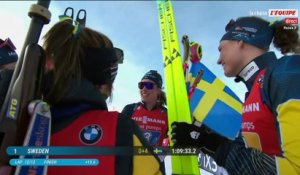 La France battue par la Suède sur le dernier relais de la saison - Biathlon - Coupe du monde (F)