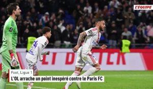 L'OL arrache un point inespéré contre le Paris FC - Foot - Ligue 1