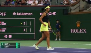 Gauff contrainte d'abandonner face à Eala - Tennis - BNP Paribas Open d'Indian Wells