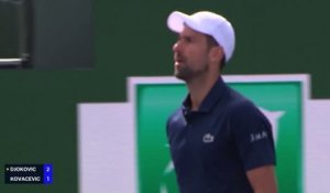 Indian Wells - Djokovic file en huitièmes et défiera Draper