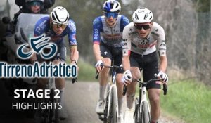 Tirreno-Adriatico 2026 - Étape 2 Résumé - Mathieu van der Poel vainqueur de la 2e étape devant Del Toro !