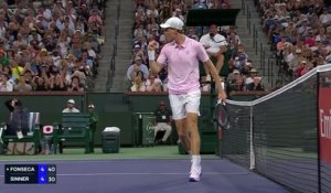 Indian Wells - Sinner s’en sort face à Fonseca après deux tie-breaks