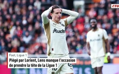 Piégé par Lorient, Lens manque l'occasion de prendre la tête de la Ligue 1 - Foot - Ligue 1