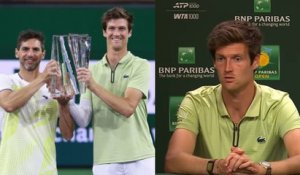 BNP Paribas Open 2026 - Manuel Guinard, titré Top 15 en double : "Je prends un pied monstre"