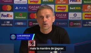 PSG - Luis Enrique : "Très fier de la manière dont nous avons gagné"