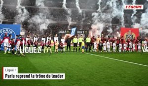 Le PSG corrige Nice et repasse leader de Ligue 1 devant Lens - Foot - Ligue 1