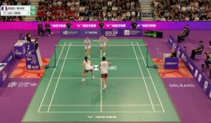 Le replay de la demi-finale du double mixte - Badminton - Orléans
