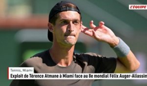 Exploit de Térence Atmane à Miami face au 8e mondial Félix Auger-Aliassime - Tennis - Miami