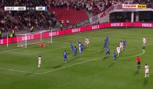 Kvitcha Kvaratskhelia buteur avec la Géorgie - Foot - Amical