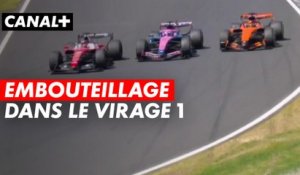 Grand Prix du Japon - Essais - A trois de front dans le virage 1