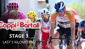Semaine Coppi & Bartali 2026 - les 5 derniers kilomètres de l'étape 3 – Changement de leader