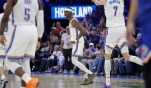 NBA : SGA et OKC battent les Knicks au terme d'une bataille acharnée
