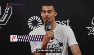 Wembanyama veut populariser la défense - Basket - NBA