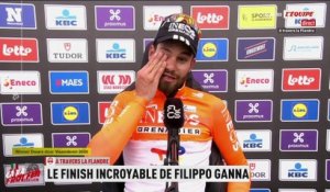 Filippo Ganna : «J'ai compris que j'avais mes chances au dernier virage» - Cyclisme - A travers la Flandre
