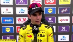À Travers la Flandre 2026 - Wout van Aert : "J'ai tout essayé et à la fin j'étais épuisé"