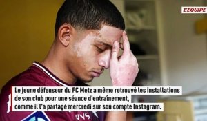 Quatre mois après la tragédie de Crans-Montana, Tahirys Dos Santos s'est entraîné sur les installations du FC Metz - Foot - Ligue 1 - Metz