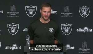 Raiders - Cousins se dit "honoré" d'encadrer Mendoza