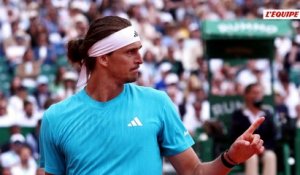 Alexander Zverev vient à bout de Joao Fonseca et se qualifie pour les demi-finales à Monte-Carlo - Tennis - Monte-Carlo