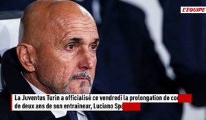 La Juventus Turin prolonge son entraîneur Luciano Spalletti pour deux ans - Foot - Serie A