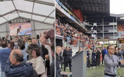 Paris-Roubaix 2026 - Les vidéos folles des fans après la victoire de Wout Van Aert