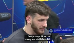 PSG - Kvaratskhelia : “Dembélé est capable de remporter le Ballon d’Or plusieurs fois”