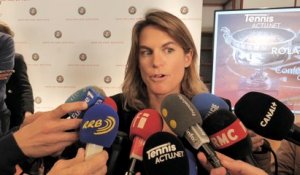 Roland-Garros 2026 - Amélie Mauresmo, la directrice du tournoi... après la conférence de presse et en attendant Roland-Garros 2026