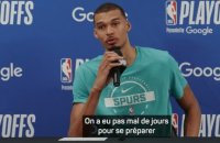 Spurs - Wembanyama : "À mesure que la série avancera, ce sera une bataille de coachs"