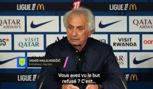 Nantes - Halilhodžić : “Tout est contre nous depuis mon arrivée, peut-être que je suis maudit...”