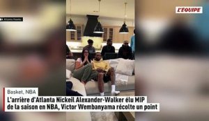 L'arrière d'Atlanta Nickeil Alexander-Walker élu MIP de la saison en NBA, Victor Wembanyama récolte un point - Basket - NBA