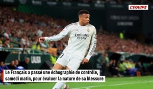 Pas de blessure grave aux ischio-jambiers pour Kylian Mbappé, sorti contre le Betis Séville - Foot - Liga - Real Madrid