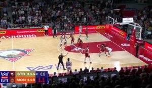 Deux jours avant son match 3 en quarts de finale d'Euroligue contre l'Olympiakos, Monaco s'impose à Strasbourg - Basket - Betclic Élite
