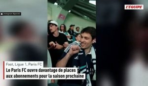 Le Paris FC ouvre davantage de places aux abonnements pour la saison prochaine - Foot - Ligue 1