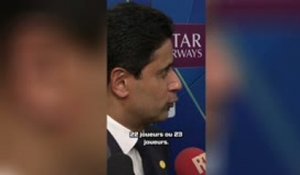 PSG - Al-Khelaïfi : "Ce ne sont pas 11 joueurs, ce sont 23 guerriers"