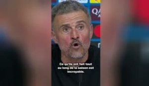 PSG - Enrique sur Arsenal : "J'ai tellement confiance dans mon équipe"