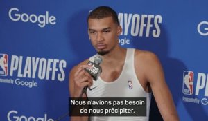 Spurs - Wembanyama : "Nous n'avons encore rien fait !"