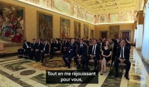 Le Pape a reçu les champions d’Italie et leur demande d’être un exemple pour les jeunes - Foot - Serie A - Inter Milan