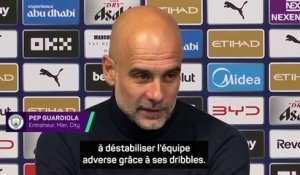 Man. City - Guardiola : “Cette saison, Doku a fait d’incroyables progrès”