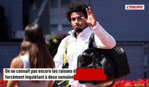 À deux semaines de Roland-Garros, Arthur Fils contraint à l'abandon dès son entrée en lice au Masters 1000 de Rome - Tennis