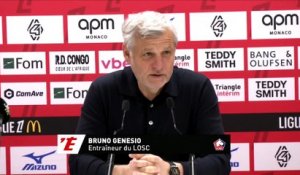 Bruno Genesio après la victoire du LOSC à Monaco : « Il faut vite se dire qu'il reste un match à gagner » - Foot - Ligue 1 - Lille