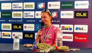 Championnats de France 2026 - Cédrine Kerbaol en interview après sa 2e place la course-en-ligne