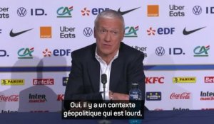 Bleus - Deschamps souhaite que ses joueurs ne soient pas interrogés sur le contexte géopolitique “pesant”