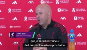 Liverpool - Slot : "J'ai toutes les raisons de croire que je serai l’entraîneur la saison prochaine"