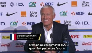 Bleus - Deschamps : "Il n'y a pas de souci de faire partie des équipes favorites”