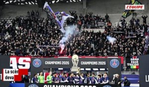 Le PSG a reçu son trophée de champion de France à Jean-Bouin avant d'affronter le Paris FC - Foot - Ligue 1