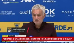 Benfica - Mourinho : "Je n’ai pas signé avec le Real Madrid"