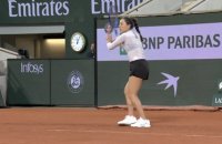 Roland-Garros 2026 - Jessica Pegula à l'entrainement à Roland-Garros lundi 18 mai