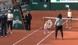 Roland-Garros 2026 - Belinda Bencic à l'entraînement avec sa fille ce jeudi 21 mai