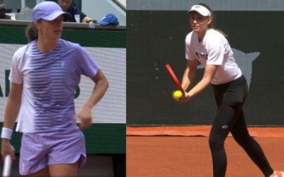 Roland-Garros 2026 - Iga Swiatek et Elena Rybakina à l'entraînement ce jeudi 21 mai