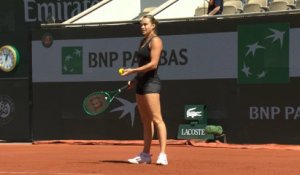 Roland-Garros 2026 - Aryna Sabalenka et Qinwen Zheng à l'entraînement ce vendredi 22 mai