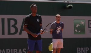 Roland-Garros 2026 - Gaël Monfils à l'entraînement ce vendredi 22 mai